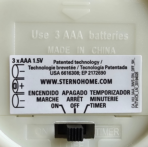 Sterno Home Flameless Candles - Set Of 3 - Picture 3 of 7